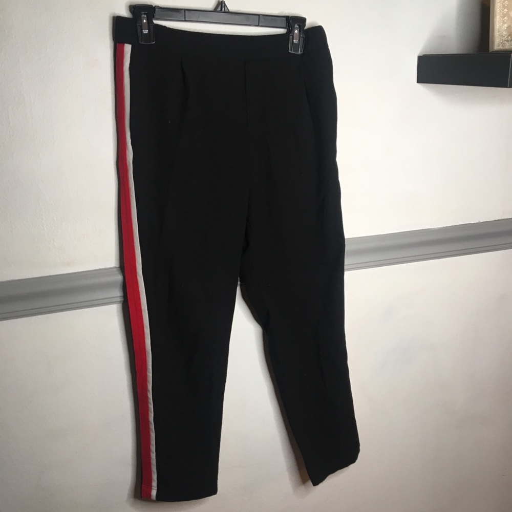 Zara casual dress pants with stripe
